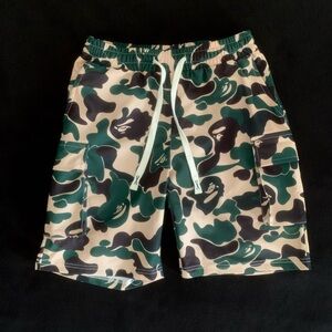Bathing Ape BAPE Military Camo Shorts